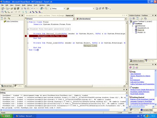 [Visual Studio Screenshot]
